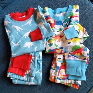 Mini Boden Twin Dinosaur Pajama set
